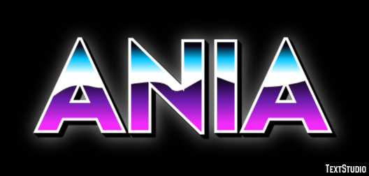 Ania Эффект текста