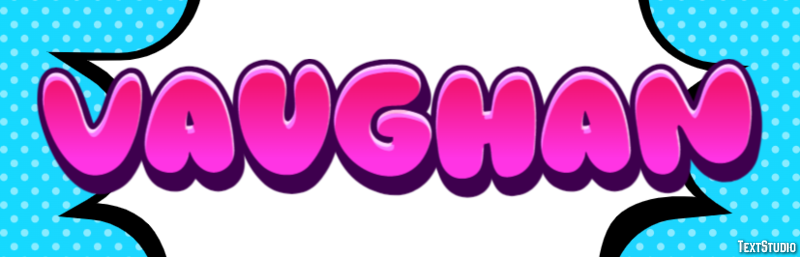 Vaughan Efeito de texto