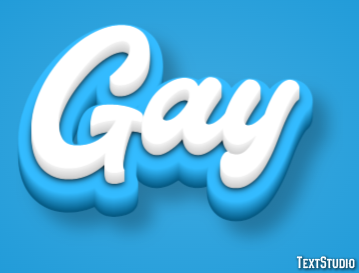 Gay Text Effect