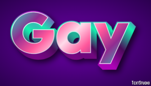 Gay Text Effect