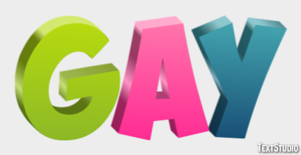 Gay Text Effect