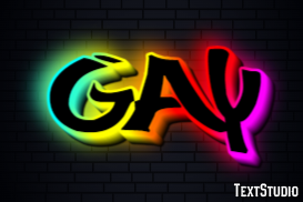 Gay Text Effect