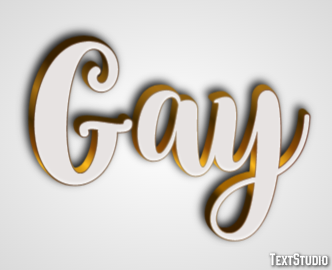 Gay Text Effect