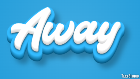 Away Text Effect