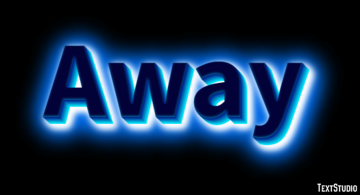 Away Efekt tekstowy