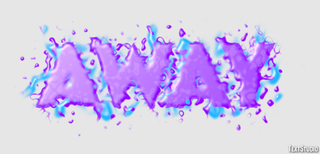 Away Texteffekt