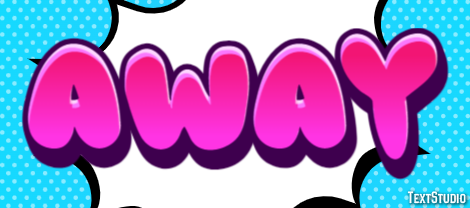 Away Text Effect