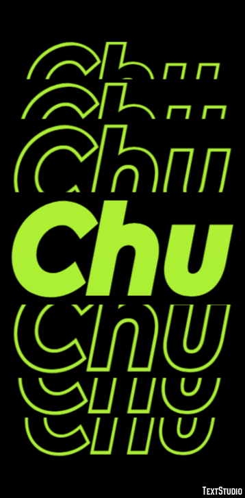 Chu Tekst Effect