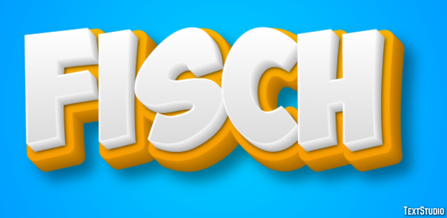 Fisch Efeito de texto