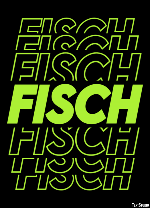 Fisch Texteffekt