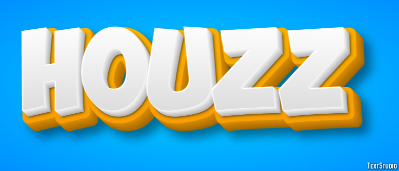 Houzz Efecto de texto