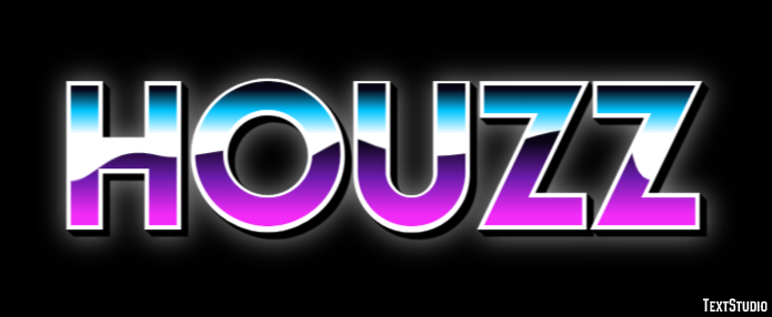 Houzz Efecto de texto