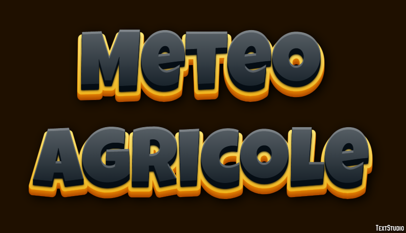 Meteo Agricole Efeito de texto
