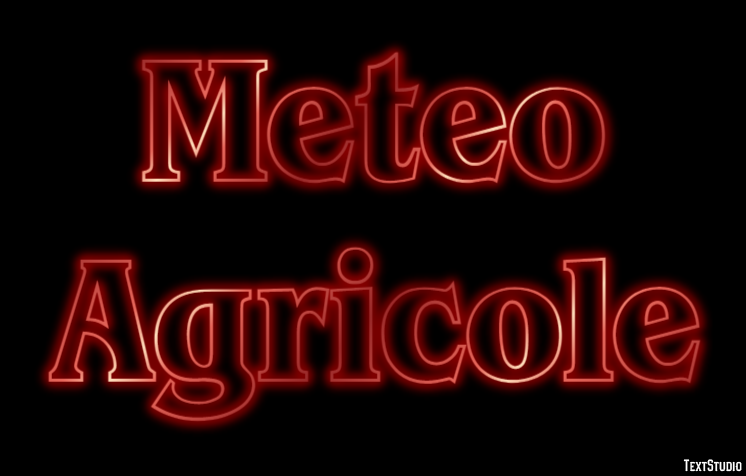 Meteo Agricole Efeito de texto