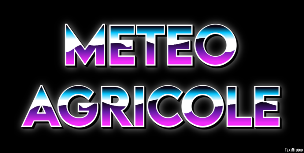 Meteo Agricole Efeito de texto