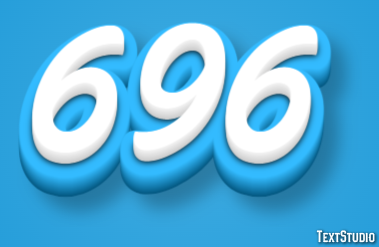 696 Text Effect