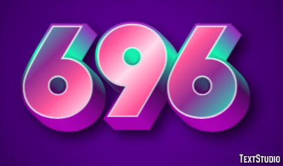 696 Text Effect