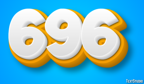 696 Text Effect