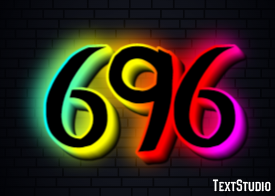 696 Text Effect