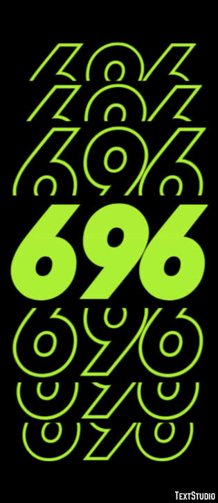 696 Text Effect