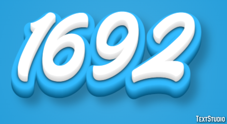 1692 Text Effect