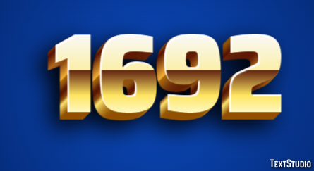 1692 Text Effect