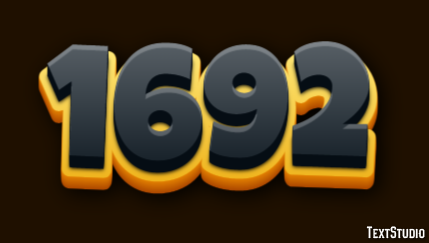 1692 Text Effect
