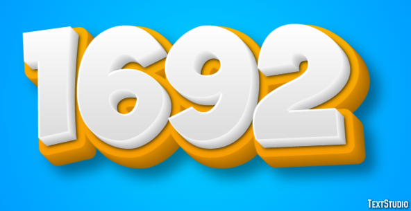 1692 Text Effect