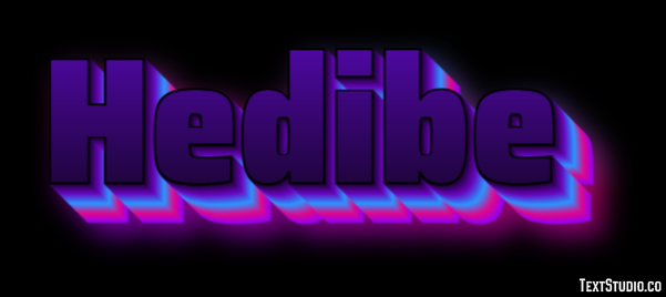 Hedibe Efeito de texto