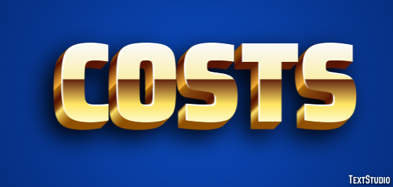Costs Text Effect