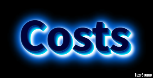 Costs Text Effect