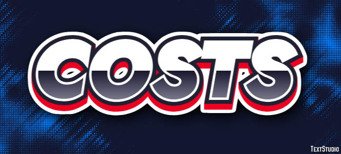 Costs テキスト効果