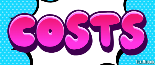 Costs Text effect