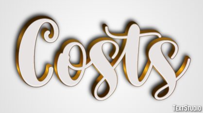 Costs Text effect