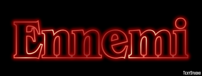 Ennemi Efecto de Texto