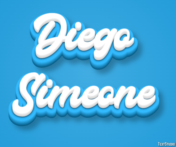 Diego Simeone Text Effect