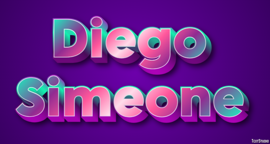 Diego Simeone Text Effect