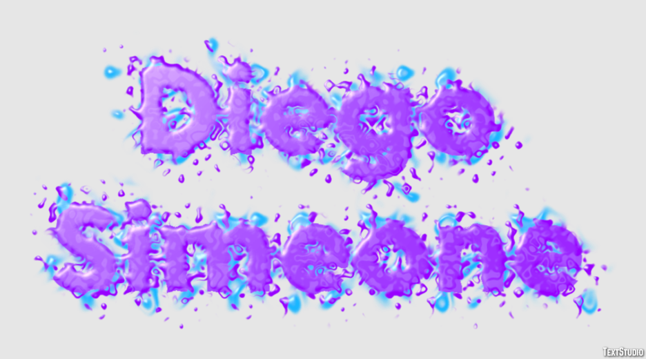Diego Simeone Text Effect