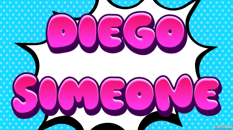 Diego Simeone Text effect