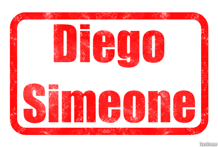 Diego Simeone Text effect