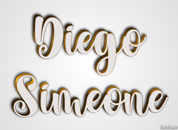 Diego Simeone Text Effect