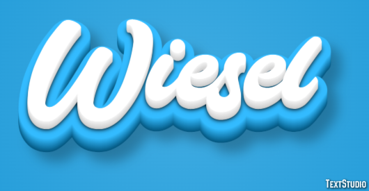 Wiesel Texteffekt