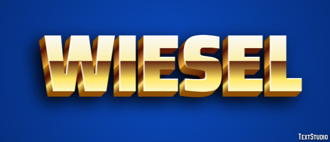 Wiesel Texteffekt