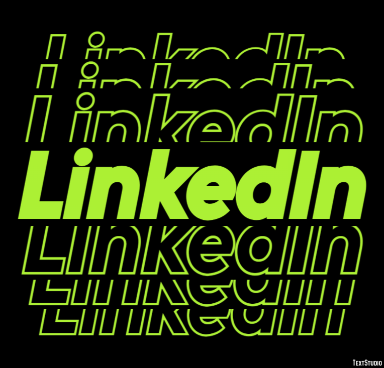 LinkedIn Effet de Texte