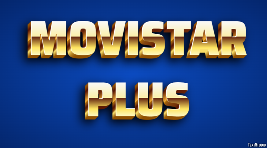 Movistar Plus Tekst Effect