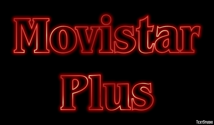 Movistar Plus Tekst effect