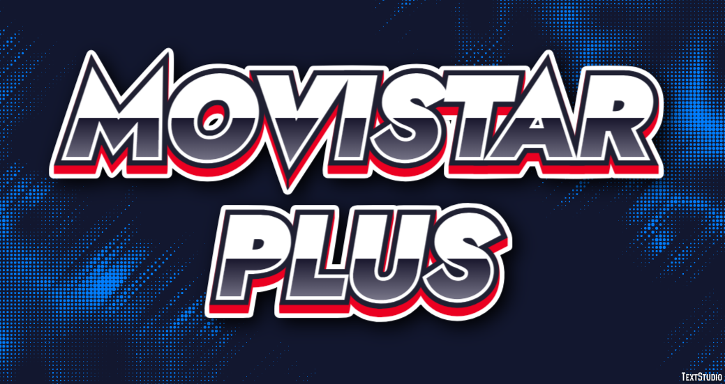 Movistar Plus Tekst Effect