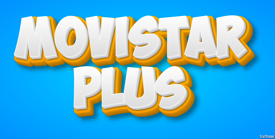 Movistar Plus Tekst effect
