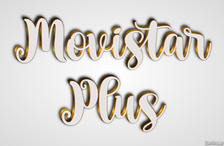 Movistar Plus Tekst effect