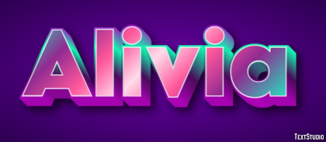 Alivia Text Effect